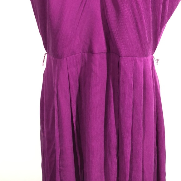 J.Crew purple long silk gown size 4 - Picture 3 of 11